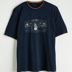 تصویر تی شرت سایز بزرگ مردانه ال سی وایکیکی lc-waikiki lc waikiki 