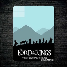 تصویر متال پوستر فیلم ارباب حلقه ها Lord of the Rings با کد A-129 