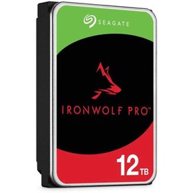 تصویر هارد اینترنال 12 ترابایت سیگیت مدل IronWolf Pro Seagate IronWolf Pro 12TB 7200RPM 256 MB SATA 3.0 NAS HDD