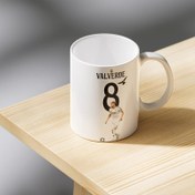 تصویر لیوان ماگ سرامیکی طرح رئال مادرید فده والورده Real madrid Fede Valverde 