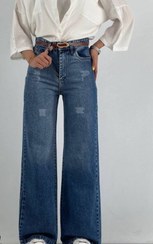 تصویر شلوار جین زنانه مدل بگ 