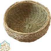 تصویر سبد حصیری ترکه بادومی گود - کد DM01 