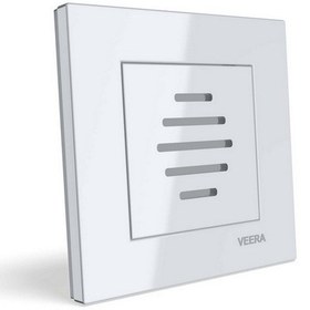 تصویر زنگ دینگ دانگ ویرا مدل ساده سفید Veera Switch And Sockets White