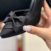 تصویر ست کیف و کفش مجلسی زنانه پاپیونی بزرگ پا کد ۲۹۹ 