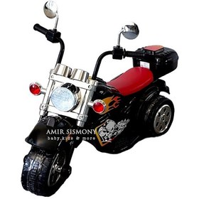 تصویر موتور شارژی چیپولینو مشکی chipolino CHOPPER 211BK 