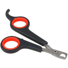 تصویر کلیپر ناخن سگ استیل ضد زنگ مشکی/نارنجی/نقره‌ای برند generic Stainless Steel Dog Nail Clippers Black/Orange/Silver