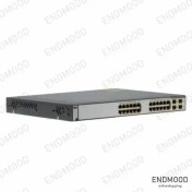 تصویر سوئیچ سیسکو مدل WS-C3750G-24PS-S استوک Cisco WS-C3750G-24PS-S 24Port Switch Stock