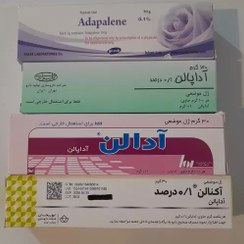 تصویر ژل موضعی آداپالن یک درصد 30 گرمی( رفع آکنه،رفع جوش،رفع التهابات پوستی) 