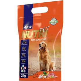 تصویر غذای خشک سگ بالغ نوتری پت 21 درصد پروتئین Nutripet Premium 21 Percent Adult Dog Dry Food