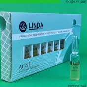 تصویر ویال جذبی آکنه لیندا 3میل Linda Acne Spain 3ml Vial