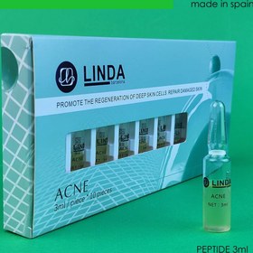 تصویر ویال جذبی آکنه لیندا 3میل Linda Acne Spain 3ml Vial