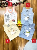 تصویر لباس نوزادی رکابی نخی 