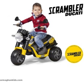 تصویر موتور دوکاتی پگ پرگو | Peg-Perego Scrambler Ducati 