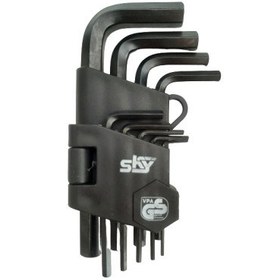 تصویر ست 9 عددی آلن شش گوش H روکارتی کمری اسکای SKY مدل ST-2211 