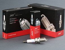 تصویر شمع موتورماشین برند jhy مناسب پژو پراید تیبا 206 تیپ jhy 2 