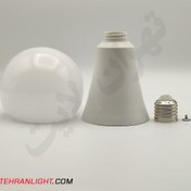 تصویر بدنه لامپ حبابی 25 وات کامل 