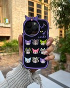 تصویر قاب فانتزی کرومی هدفونی آیفون ۱۱ Kuromi case iphone 11