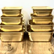 تصویر ست ابکش لگن یونیک پلاس طلایی 