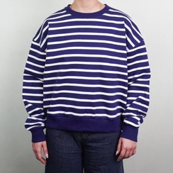 تصویر دورس راه راه سرمه ای 