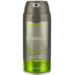 تصویر اسپری دئودورانت مردانه Deep Wild حجم 150میل کاسپین Caspian Deep Wild Deodorant Spray For Men 150ml