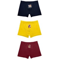 تصویر شورت پادار پنبه ای پسرانه کوزا کد 4595-3 بسته 3 عددی ماییلدا 