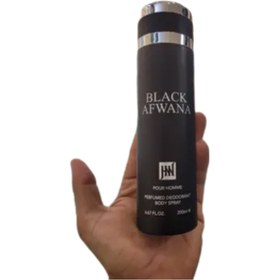 تصویر اسپری بدن مردانه بلک افغان جانوین مدل Johnwin Black Afwana deodorant Spray Men Johnwin Black Afwana deodorant Spray Men 200ml