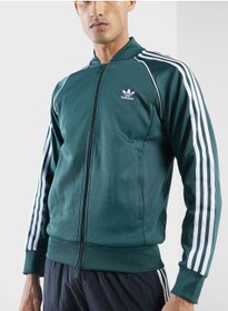 تصویر کاپشن ورزشی کلاسیک سوپراستار برند adidas originals Classic Superstar Tracktop