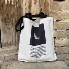 تصویر تت بگ ماه متن دار Moon totebag