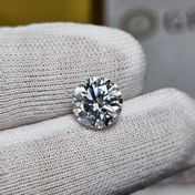 تصویر نگین سنگ مویزانایت پاک همراه با شناسنامه ( لیزر پرینت دارد) کد 36866 