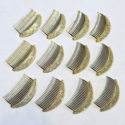 تصویر شانه طلایی نگین دار وارداتی 