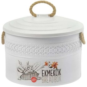 تصویر ظرف نان مدل S - کرم 