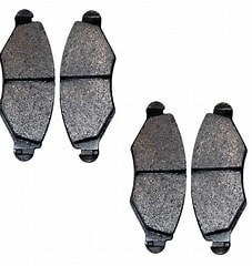 تصویر لنت ترمز دیسکی جلو پژو 206 تیپ 2و3 Peugeot 206 front disc brake pads type 2 and 3