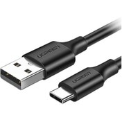 تصویر کابل تایپ سی به USB 2.0 A یوگرین US287 مدل 60118 طول 2 متر UGREEN US287 60118 USB-C Male To USB 2.0 A Male Cable 2M