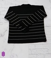 تصویر بولیز بافت راه راه ریز زنانه و دخترانه فری سایز از 36 تا 48 Women's and girls' fine striped blouses, free size from 36 to 48