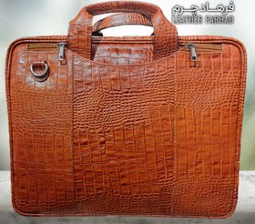 تصویر کیف اداری چرم طبیعی اسپرت کد32 