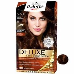 تصویر کیت رنگ مو پلت سری DELUXE شماره 680-5 حجم 50 میلی لیتر رنگ بلوطی 