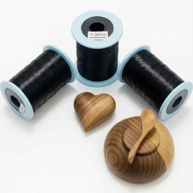 تصویر نخ ماهیگیری مشکی سایز3 