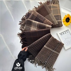 تصویر شال زمستانه میکس قهوه ای کد 33401 