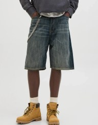 تصویر شلوارک جین مردانه جک اند جونز 12285281 