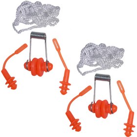 تصویر دماغ گیر بسته 2 عددی - آبی 