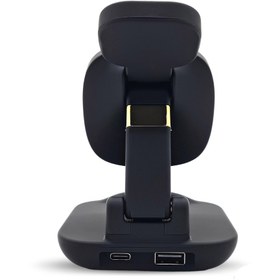 تصویر شارژر وایرلس گرین Foldable 3 in 1 3 in 1 Foldable Wireless Charger