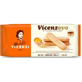 تصویر بیسکویت لیدی فینگر ویچنزی 200VICENZI گرم 