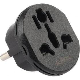 تصویر تبدیل برق سه به دو نیتو مدل NT-A2 Nitu NT-A2 Adaptor Plug