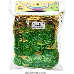 تصویر کیسه حریر هدیه سبز 100عددی 8*12 