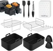 Dropship 1/2pcs Air Fryer Silicone Pot; Reusable Air Fryer Liners; Silicone  Air Fryer Basket; Food Safe Air Fryer Accessories to Sell Online at a Lower  Price