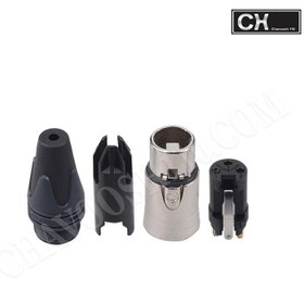 تصویر کانکتور XLR مادگی نوتریک مدل NC3FXX 