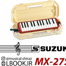 تصویر ملوديكا سوزوكی SUZUKI MX-27S سوپرانو قرمز کریستالی (استوک در حد نو ژاپن) 