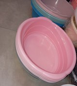 تصویر لگن پلاستیکی . سایز متوسط . بیضی شکل 