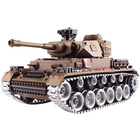 تصویر تانک بازی کنترلی مدل تیرانداز German Panther III diecast 