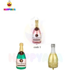 تصویر بادکنک فویلی بطری شامپاین بزرگ 